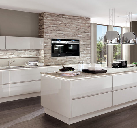 Lux 819 Satin Grey High Gloss Modern Kitchen crop 738x520 475x443 1