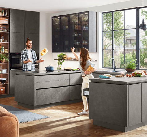 Riva 839 Concrete Grey Modern Kitchen 738x520crop 475x443 1