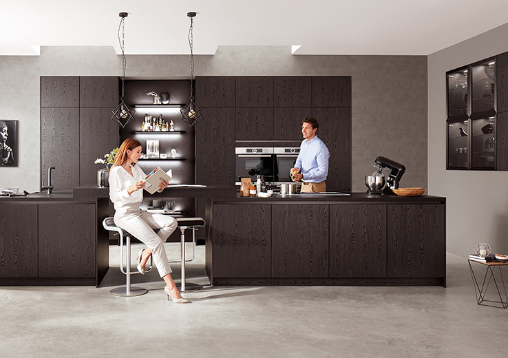 Structura 403 Nero Oak Modern